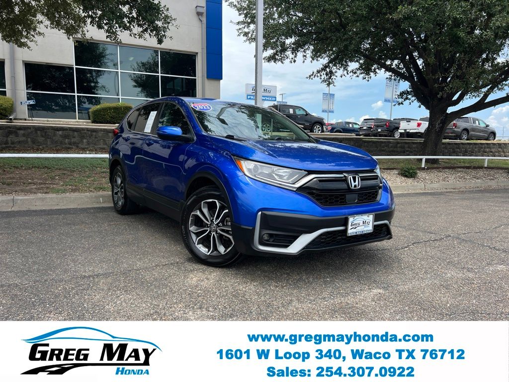 Aegean Blue Metallic 2022 Honda CR-V SUV / Crossover Front-Wheel Drive Continuously Variable Transmission