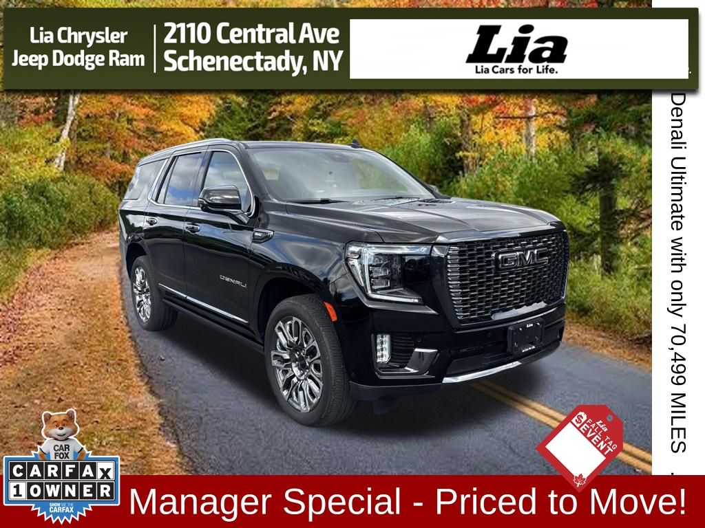 Onyx Black 2023 GMC Yukon SUV / Crossover Four-Wheel Drive