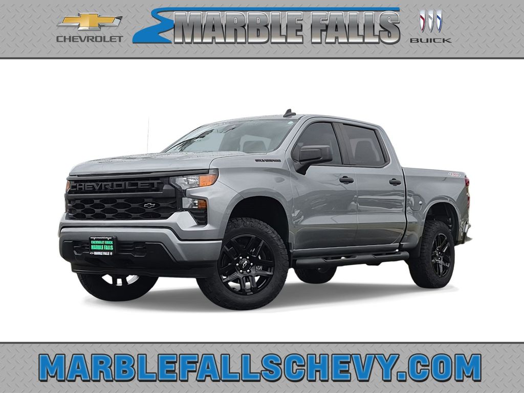 Sterling Gray Metallic 2024 Chevrolet Silverado 1500 Pickup Truck Four-Wheel Drive 8-Speed Automatic
