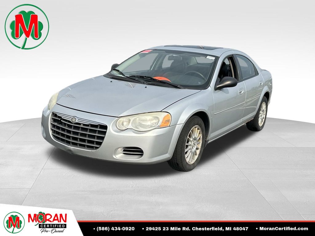 Bright Silver Metallic 2004 Chrysler Sebring Sedan Front-Wheel Drive 4-Speed Automatic
