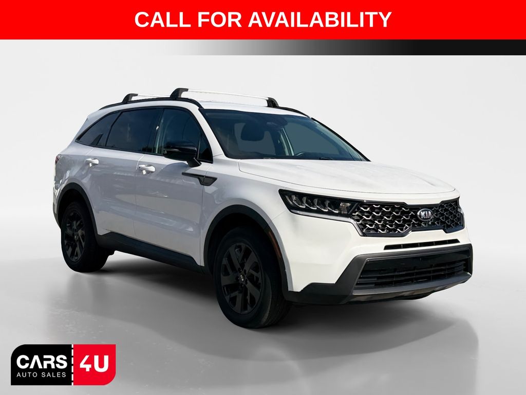 Glacial White Pearl 2021 Kia Sorento SUV / Crossover All-Wheel Drive 8-Speed Automatic