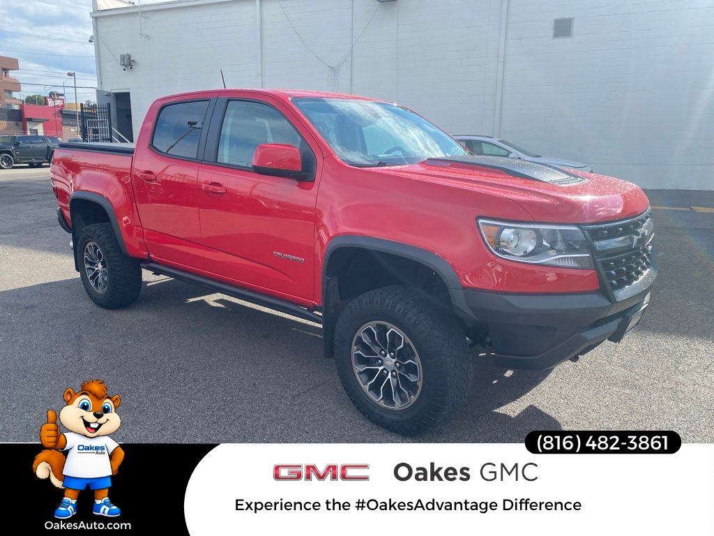 Red Hot 2020 Chevrolet Colorado Pickup Truck Four-Wheel Drive 6-Speed Automatic