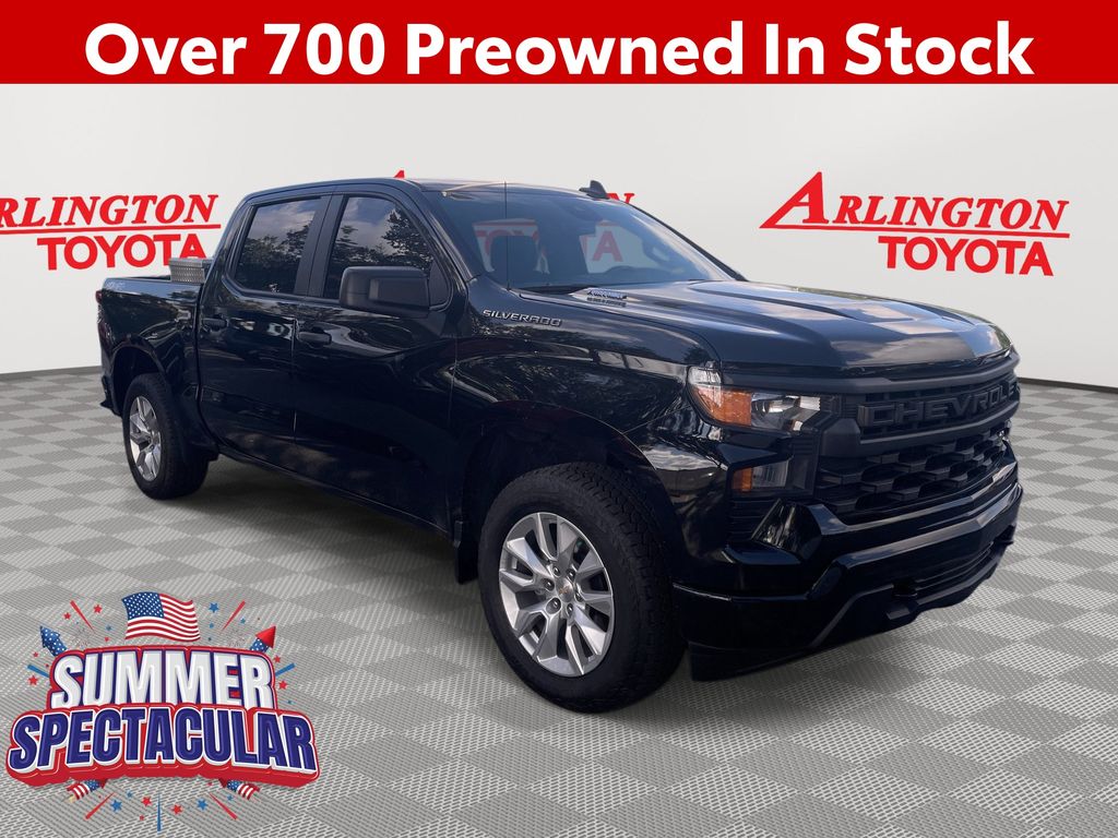 Black 2025 Chevrolet Silverado 1500 Pickup Truck Four-Wheel Drive 8-Speed Automatic