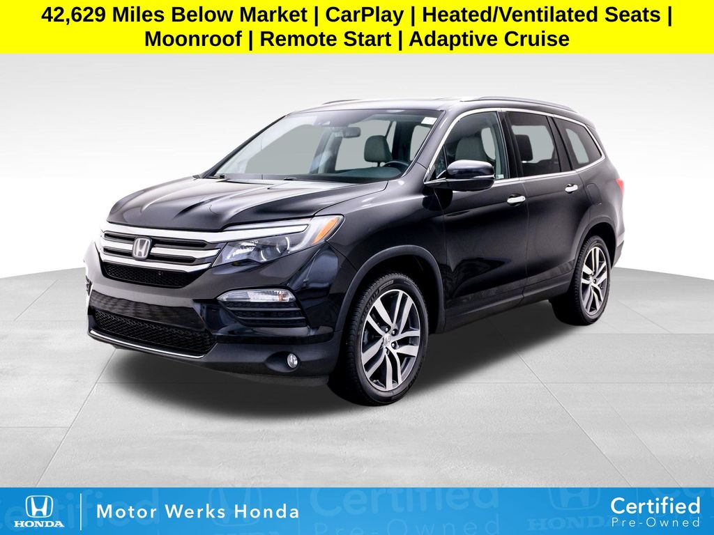 Crystal Black Pearl 2018 Honda Pilot Elite AWD SUV / Crossover All-Wheel Drive 9-Speed Automatic