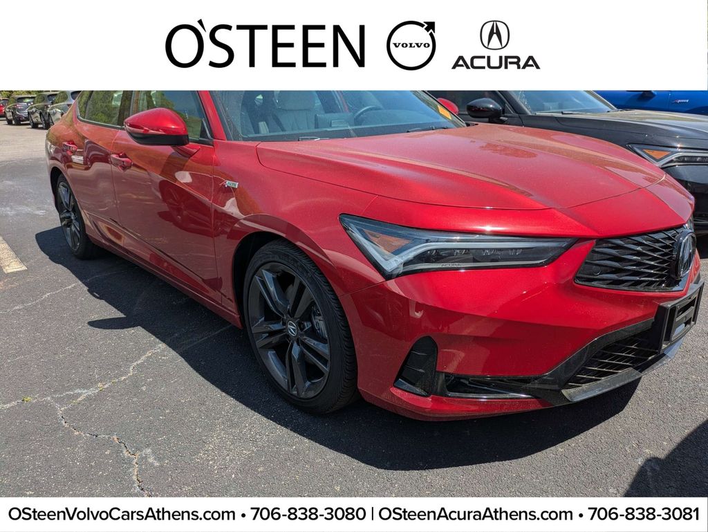 Red 2025 Acura Integra FWD with A-SPEC Package Sedan Front-Wheel Drive Continuously Variable Transmission