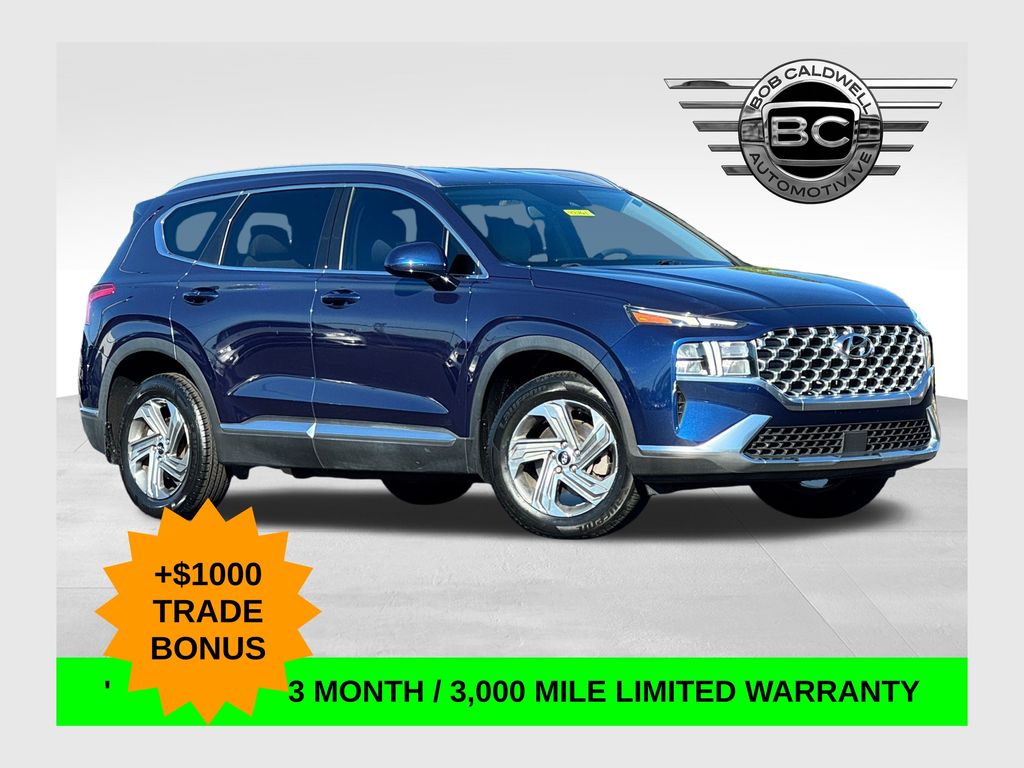 Stormy Blue 2022 Hyundai Santa Fe SUV / Crossover Front-Wheel Drive 8-Speed Automatic