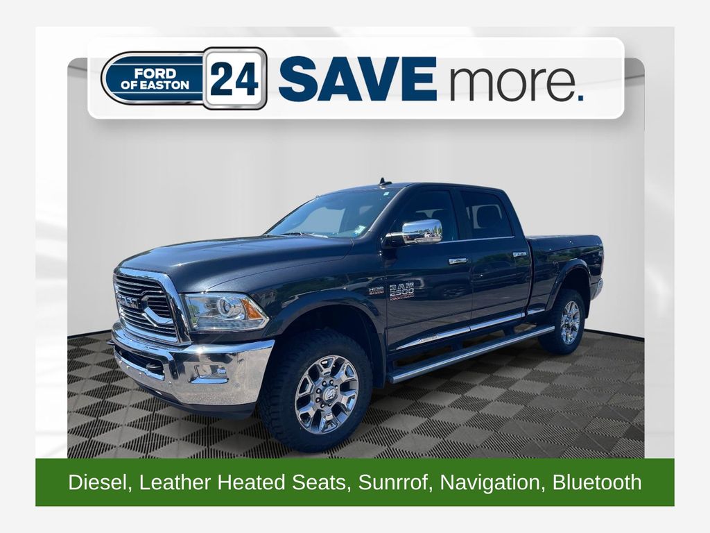 Gray (Steel Metallic) 2016 RAM 2500 Pickup Truck Four-Wheel Drive 6-Speed Automatic