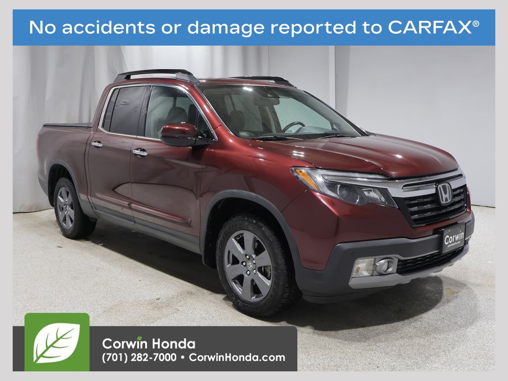 Red (Maroon) 2020 Honda Ridgeline Pickup Truck All-Wheel Drive 9-Speed Automatic