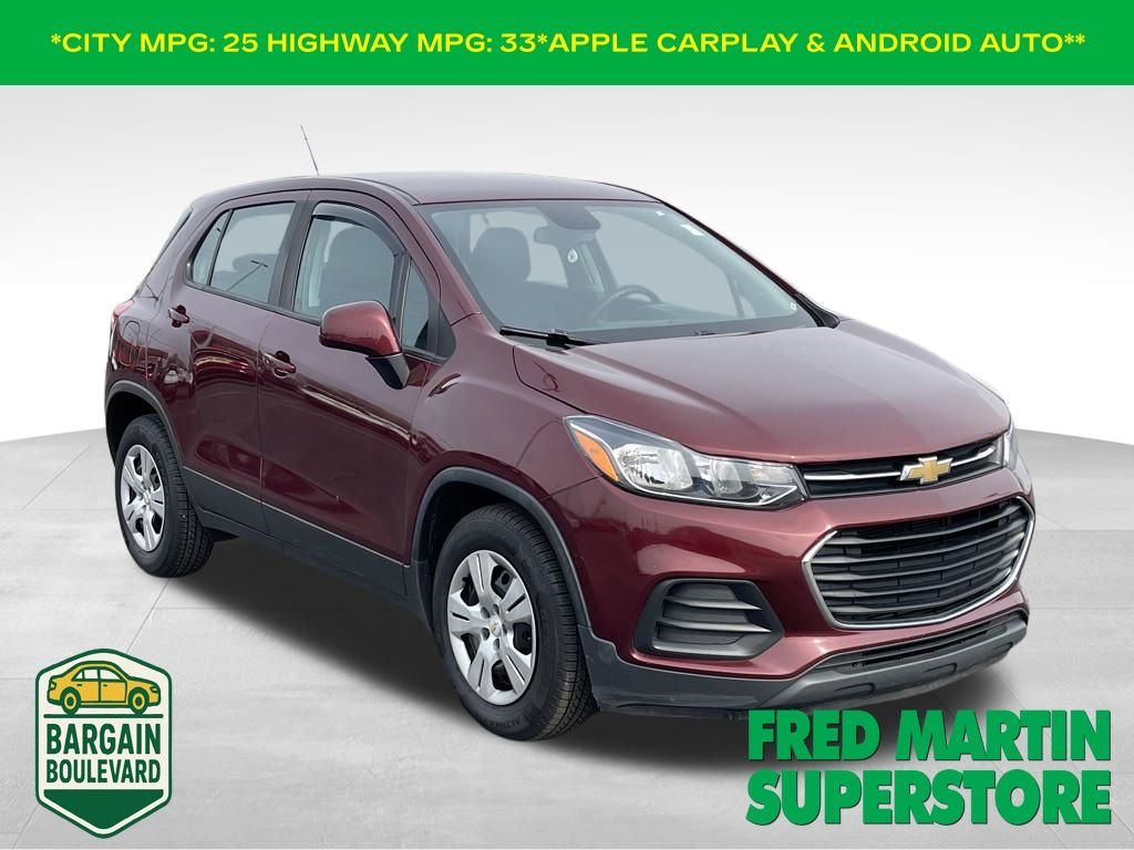 Red (Crimson Metallic) 2017 Chevrolet Trax LS FWD SUV / Crossover Front-Wheel Drive 6-Speed Automatic