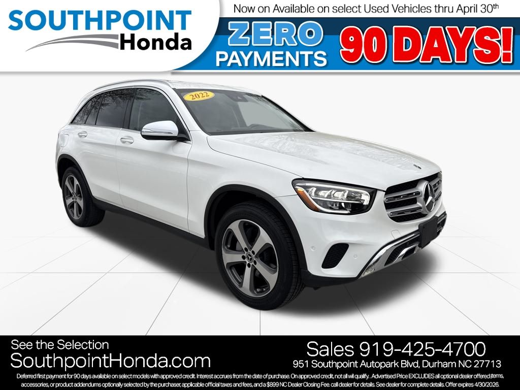 Polar White 2022 Mercedes-Benz GLC 300 SUV 4MATIC SUV / Crossover All-Wheel Drive 9-Speed Automatic