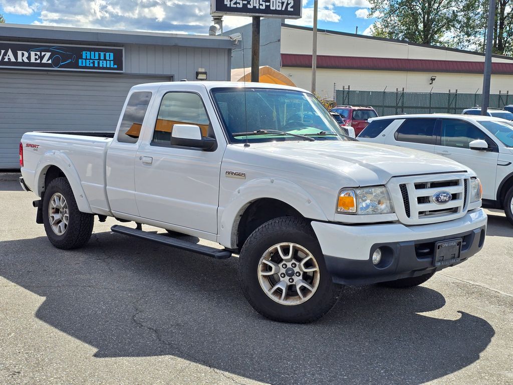 Oxford White 2011 Ford Ranger Pickup Truck Four-Wheel Drive 5-Speed Automatic Overdrive