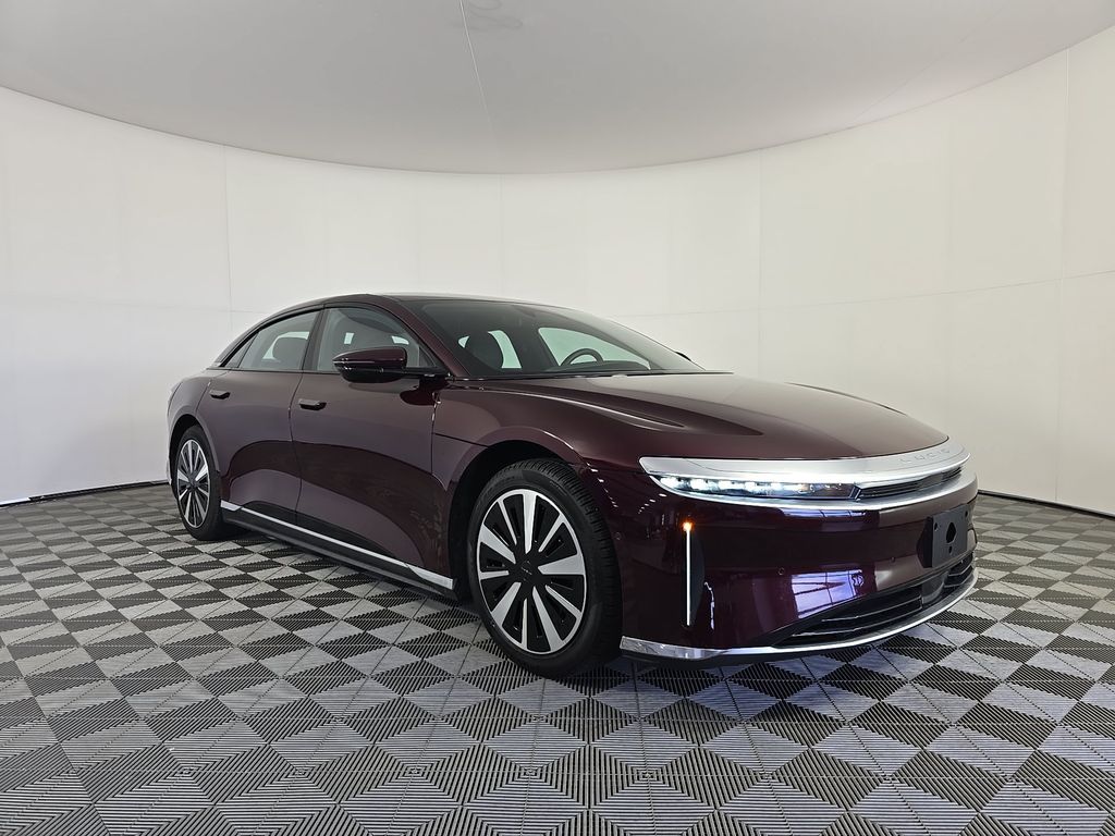 Red 2023 Lucid Air Sedan All-Wheel Drive 1-Speed Automatic