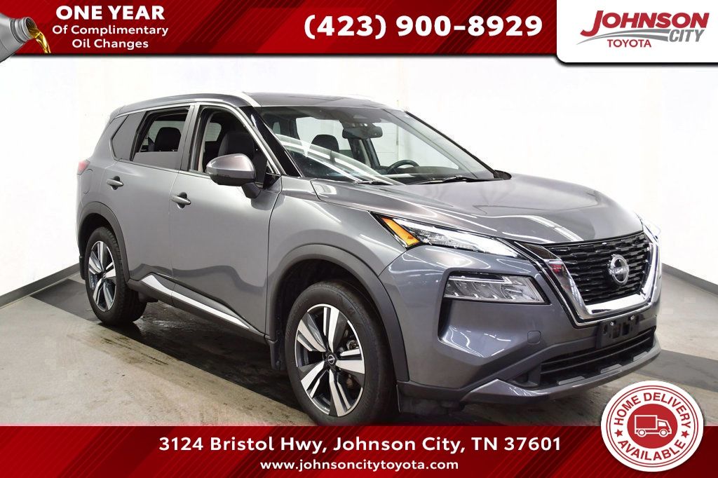 Gray (Gun Metallic) 2023 Nissan Rogue SL AWD SUV / Crossover All-Wheel Drive Continuously Variable Transmission
