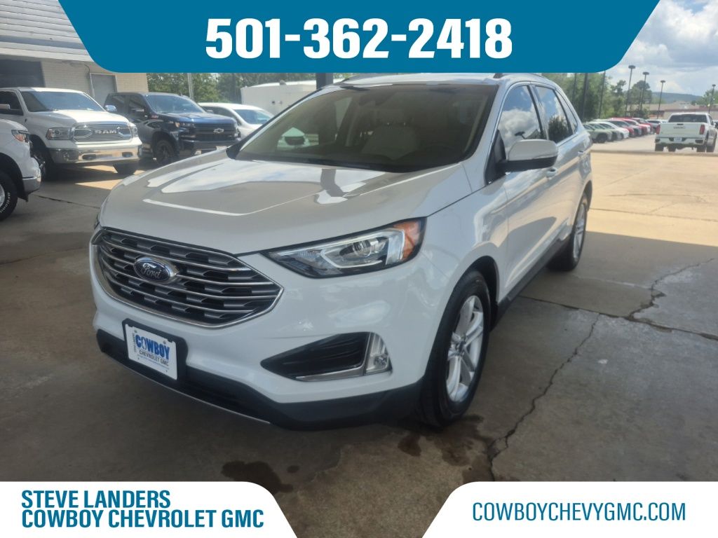 Oxford White 2020 Ford Edge SEL AWD SUV / Crossover All-Wheel Drive 8-Speed Automatic