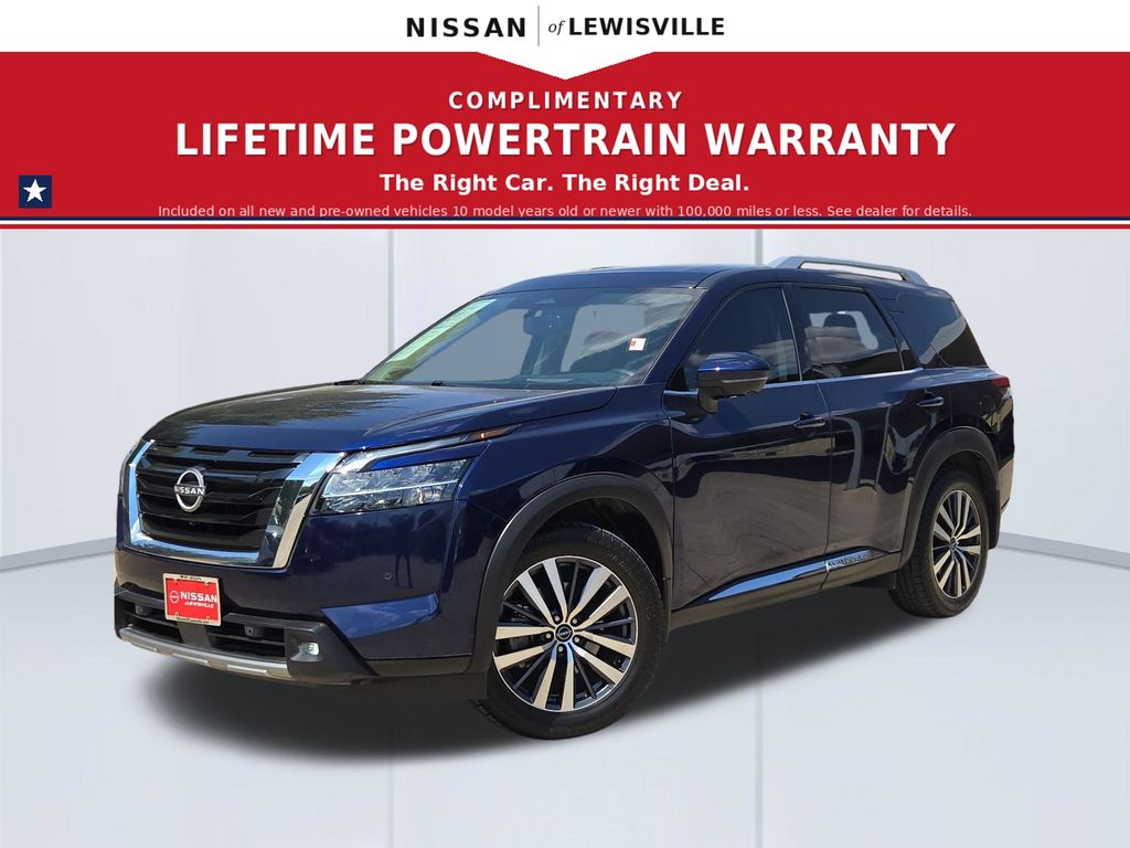 Deep Ocean Blue Pearl 2022 Nissan Pathfinder SUV / Crossover All-Wheel Drive 9-Speed Automatic