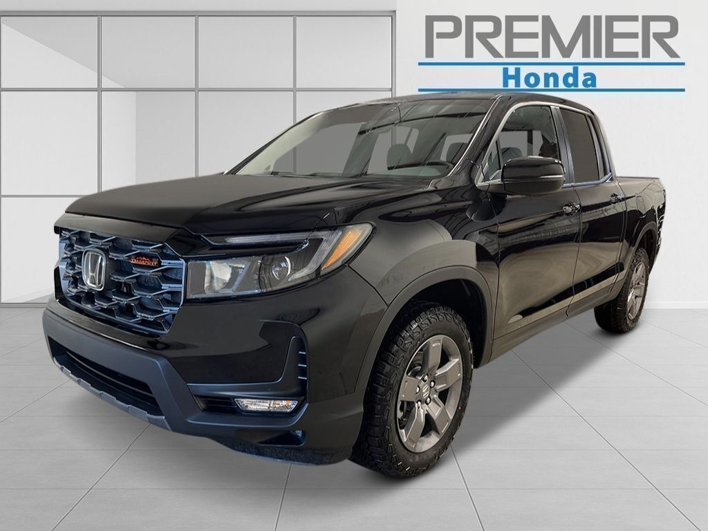 Black 2026 Honda Ridgeline Pickup Truck All-Wheel Drive 9-Speed Automatic