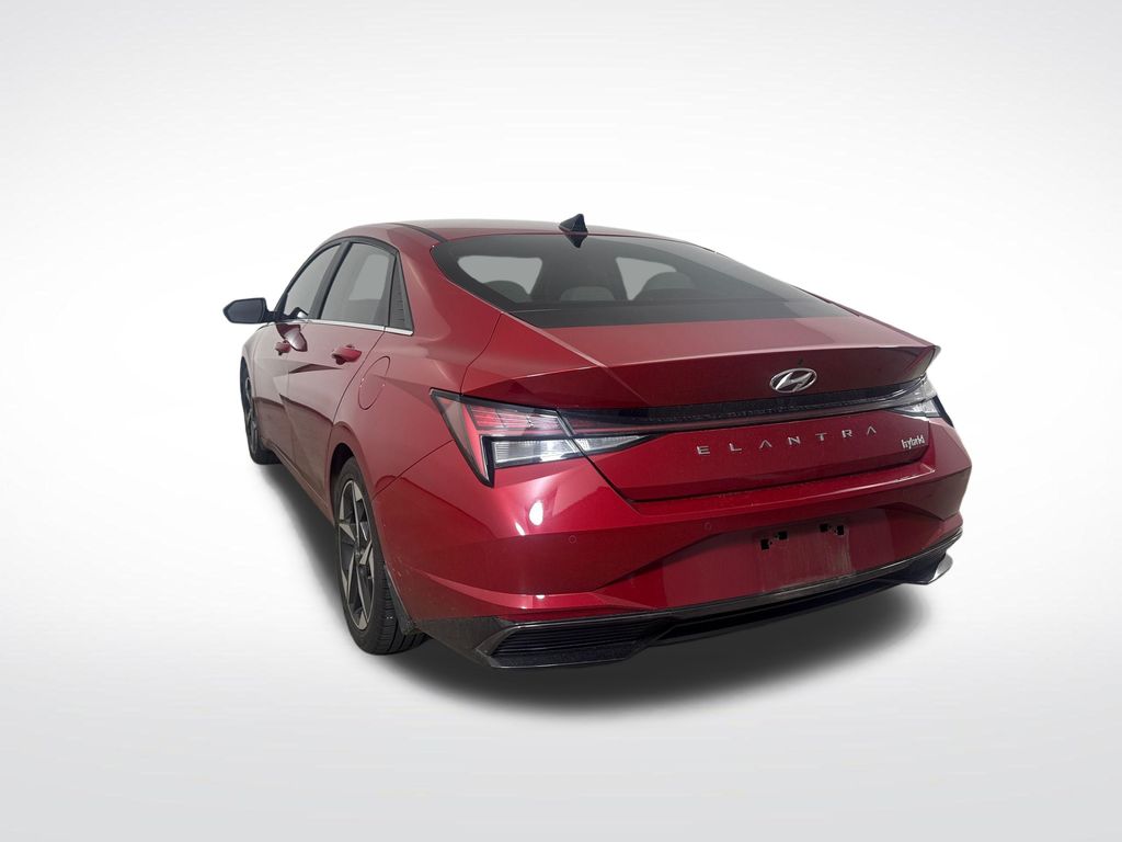 2022 Scarlet Red Hyundai Elantra Hybrid Limited FWD Sedan