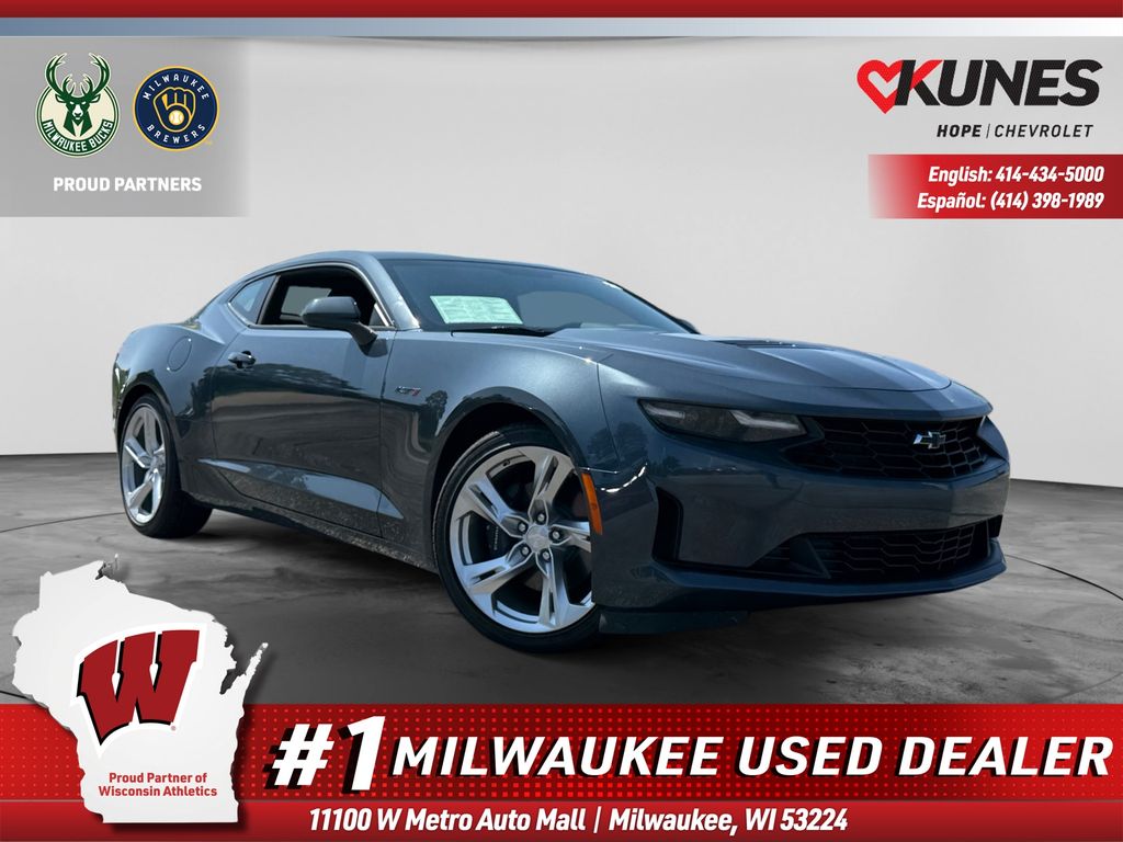 Shadow Gray Metallic 2022 Chevrolet Camaro Coupe Rear-Wheel Drive 6-Speed Manual