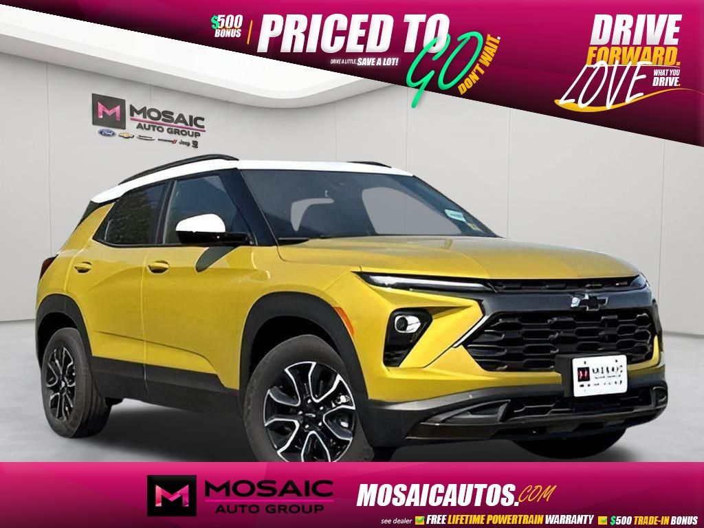 Nitro Yellow Metallic 2025 Chevrolet Trailblazer ACTIV AWD SUV / Crossover Four-Wheel Drive 9-Speed Automatic