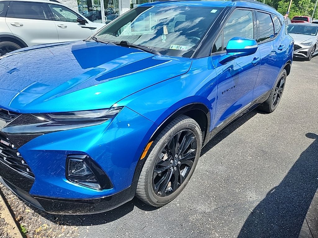 Bright Blue Metallic 2020 Chevrolet Blazer RS AWD SUV / Crossover All-Wheel Drive 9-Speed Automatic