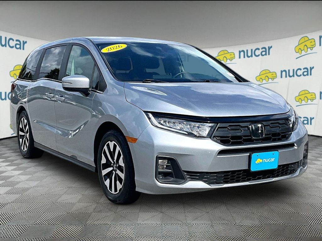 Silver 2026 Honda Odyssey Minivan Front-Wheel Drive Automatic