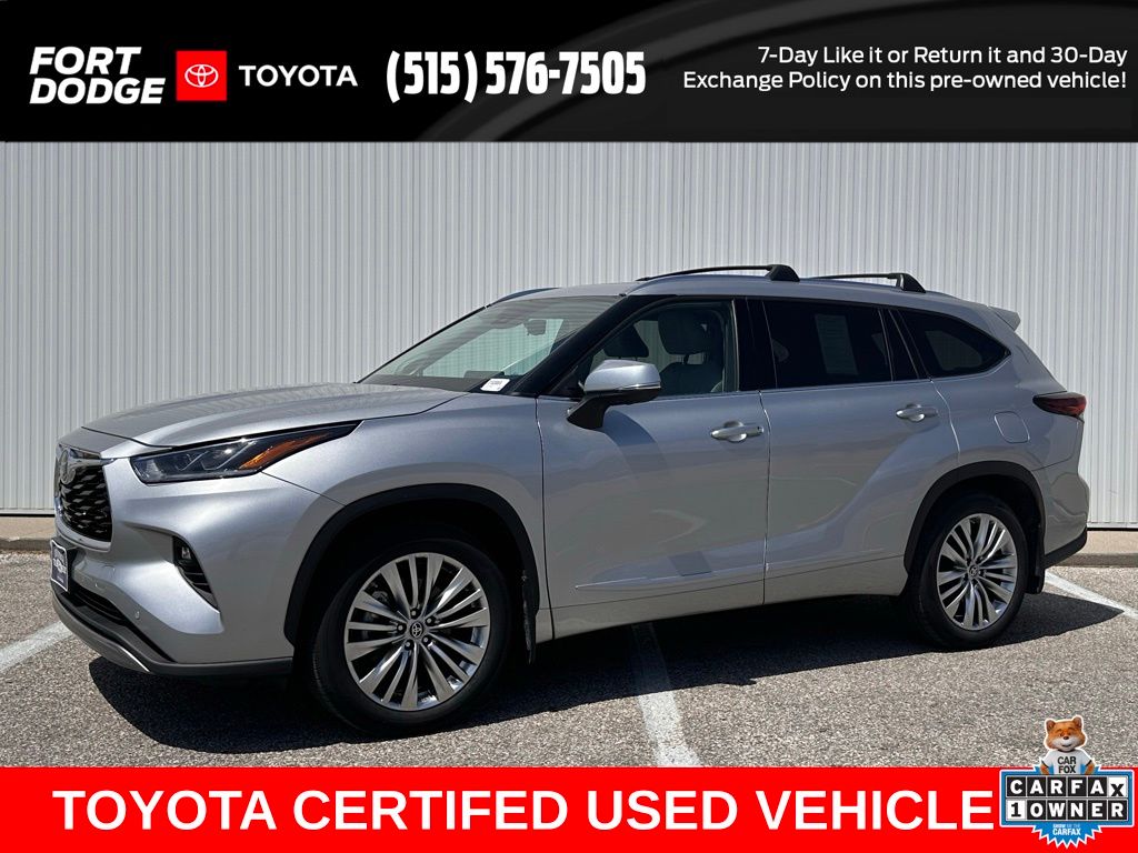 Celestial Silver Metallic 2024 Toyota Highlander SUV / Crossover All-Wheel Drive 8-Speed Automatic