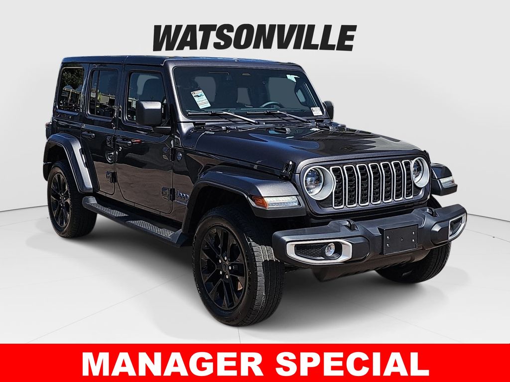 Gray (Granite Crystal Metallic Clearcoat) 2025 Jeep Wrangler 4xe SUV / Crossover Four-Wheel Drive 8-Speed Automatic