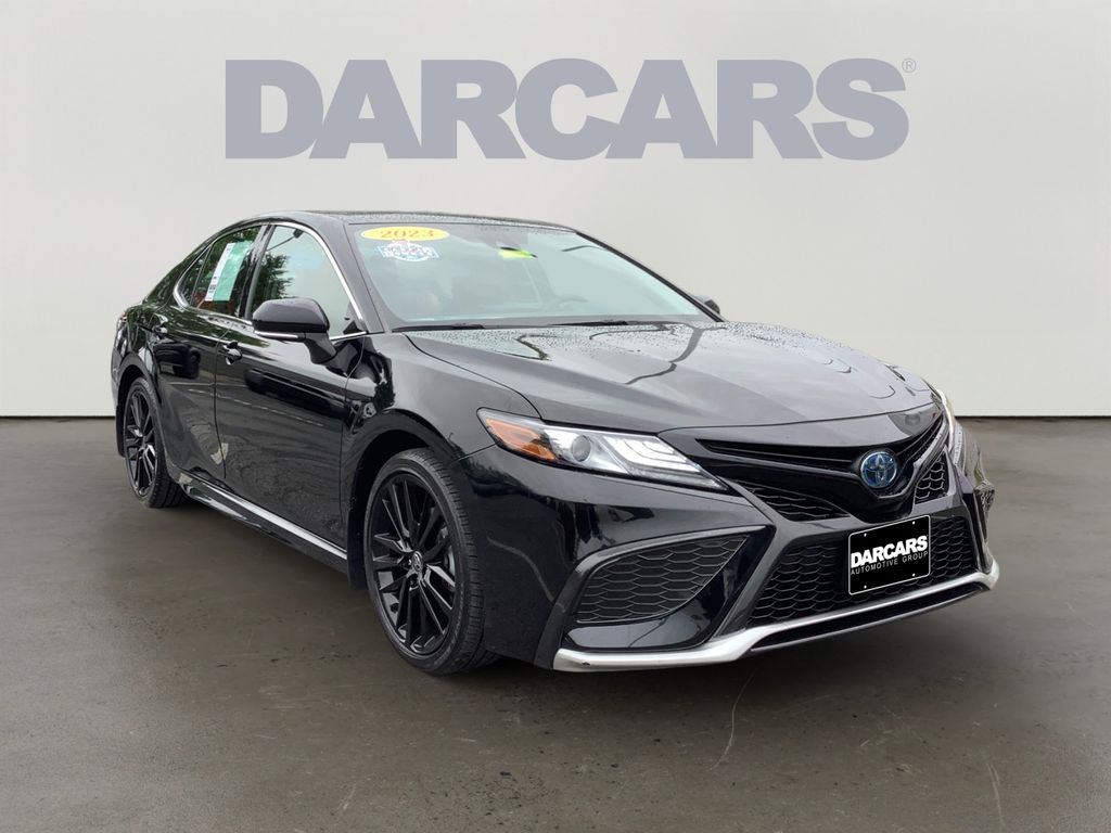 Midnight Black Metallic 2023 Toyota Camry Hybrid XSE FWD Sedan Front-Wheel Drive Continuously Variable Transmission