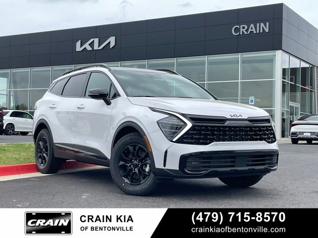 White Pearl 2025 Kia Sportage SUV / Crossover All-Wheel Drive 8-Speed Automatic
