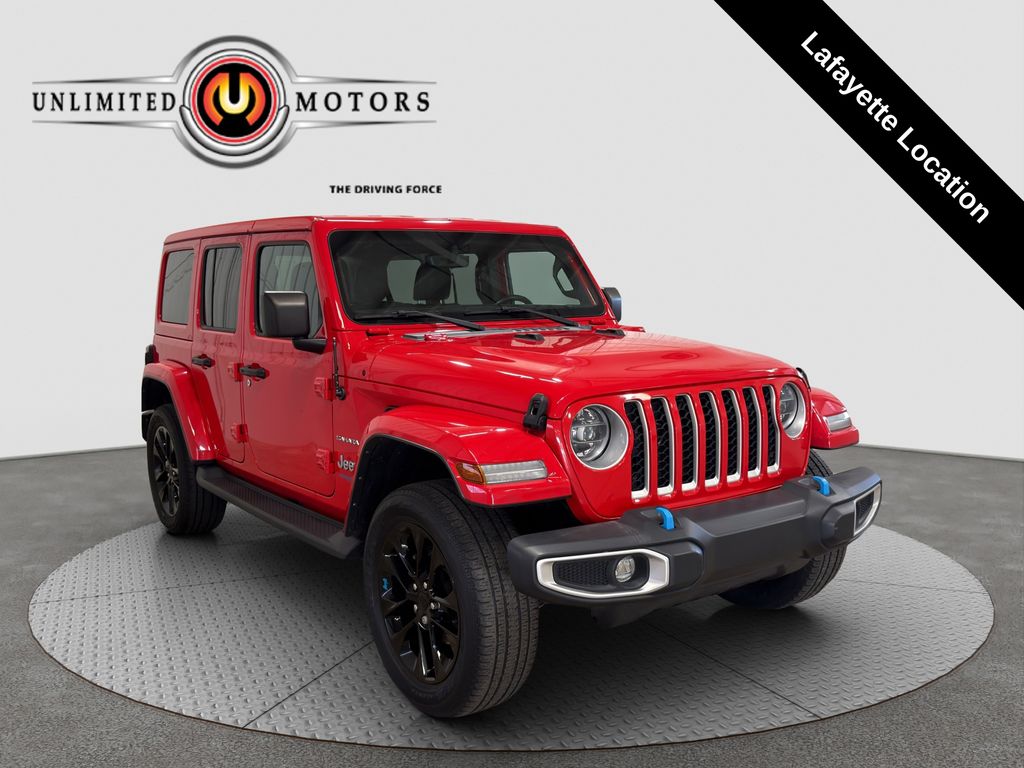 Firecracker Red Clearcoat 2022 Jeep Wrangler 4xe SUV / Crossover Four-Wheel Drive 8-Speed Automatic