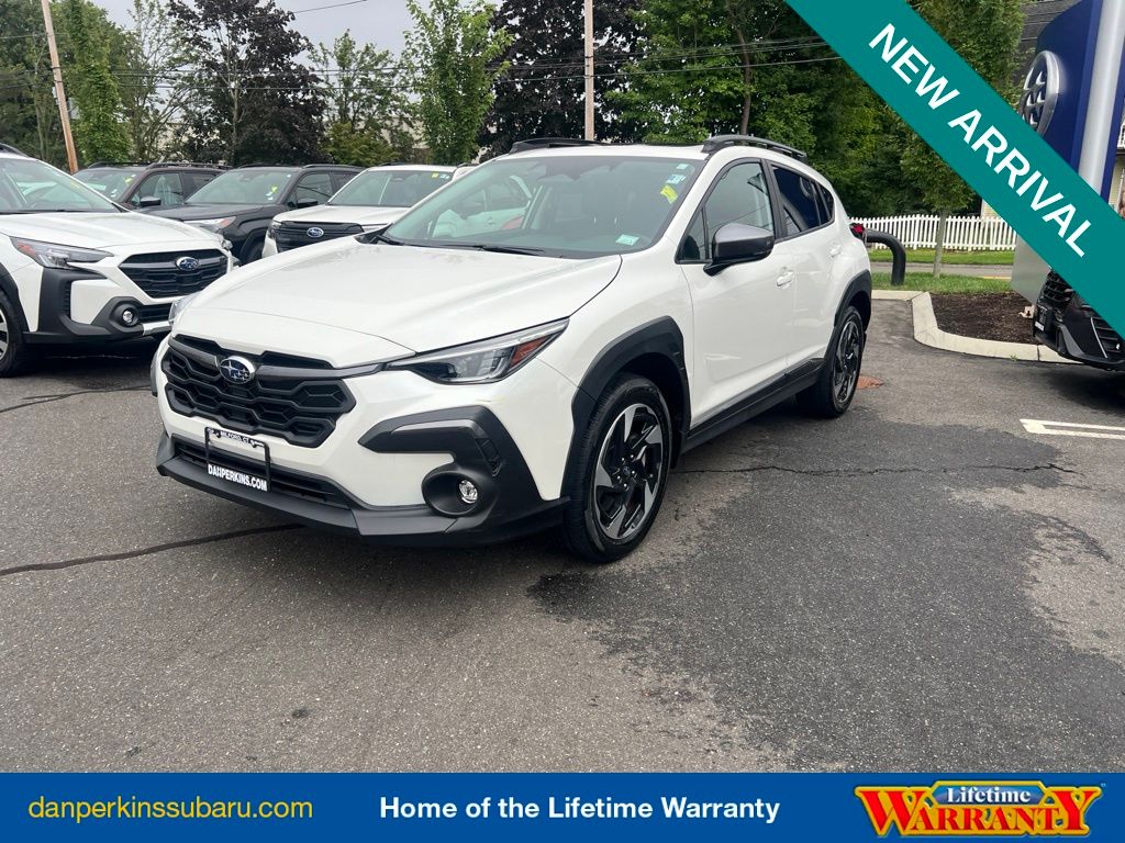 Crystal White Pearl 2024 Subaru Crosstrek SUV / Crossover All-Wheel Drive Continuously Variable Transmission
