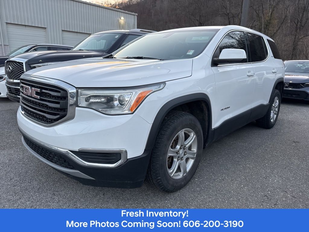 Summit White 2019 GMC Acadia SUV / Crossover Front-Wheel Drive 6-Speed Automatic