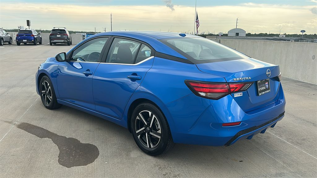 2025 Nissan Sentra SV Blue at South Houston Nissan
