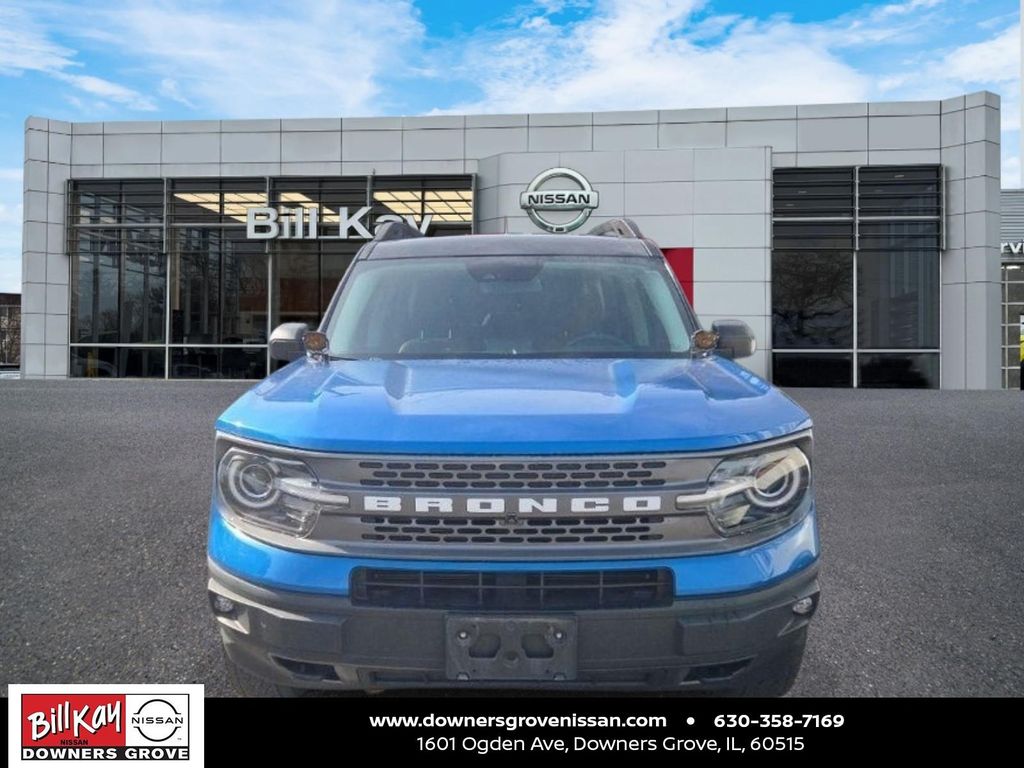 Blue Metallic 2022 Ford Bronco Sport SUV / Crossover All-Wheel Drive 8-Speed Automatic