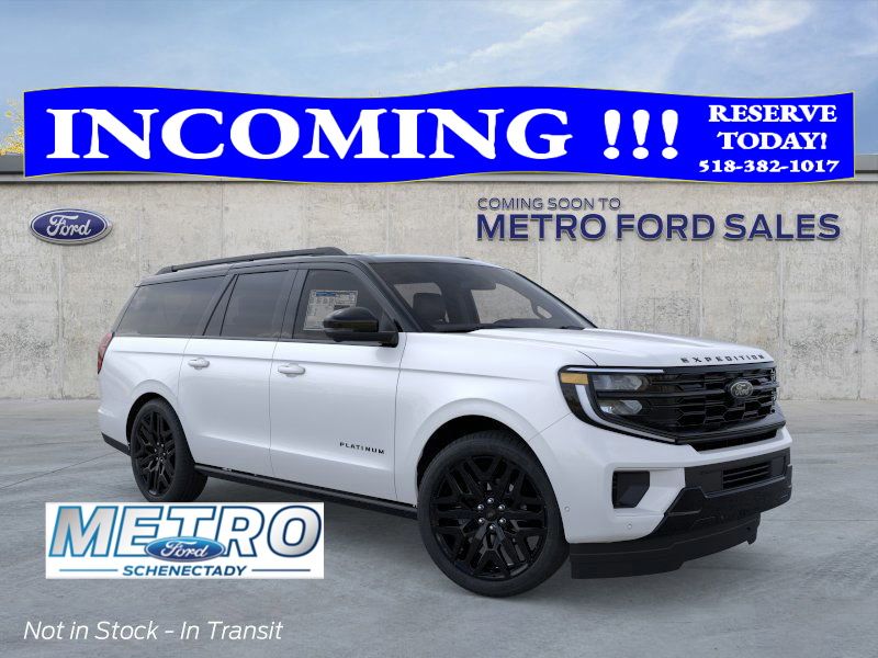 Star White Metallic Tri-Coat 2026 Ford Expedition MAX Platinum 4WD SUV / Crossover Four-Wheel Drive Automatic