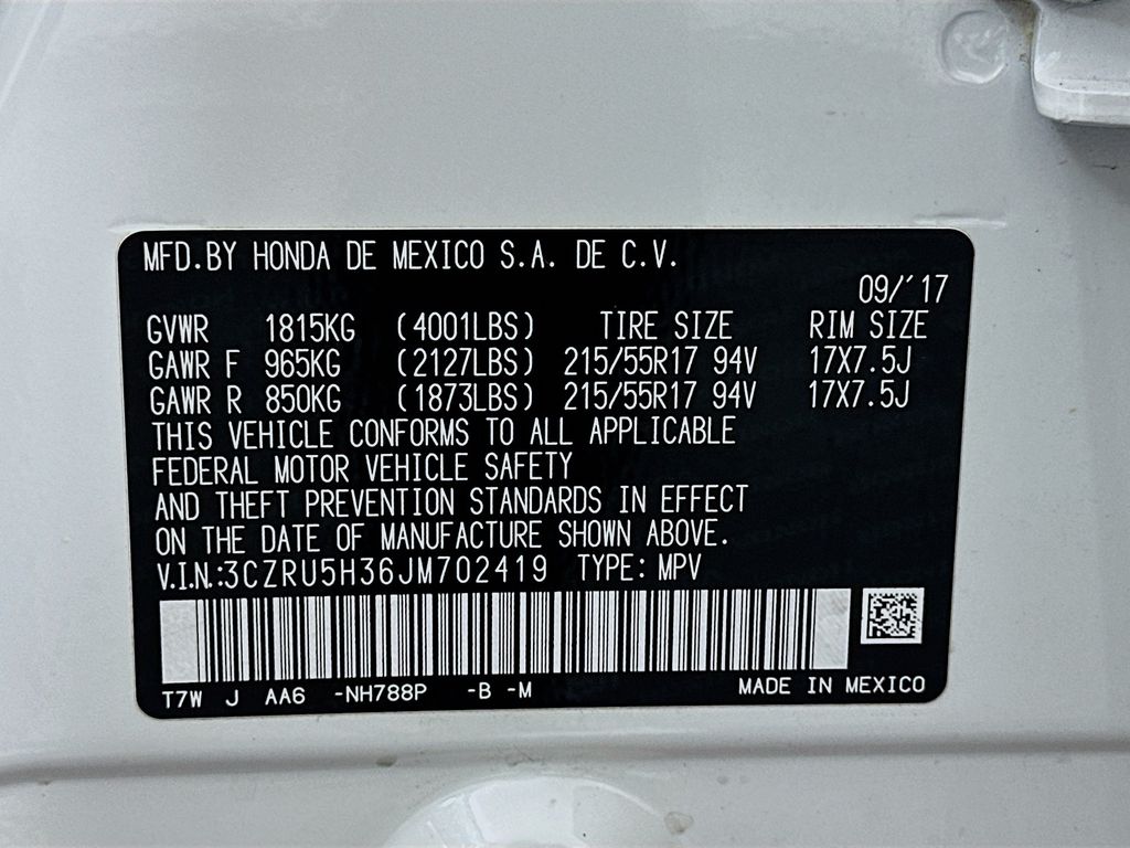 2018 Honda HR-V LX 30