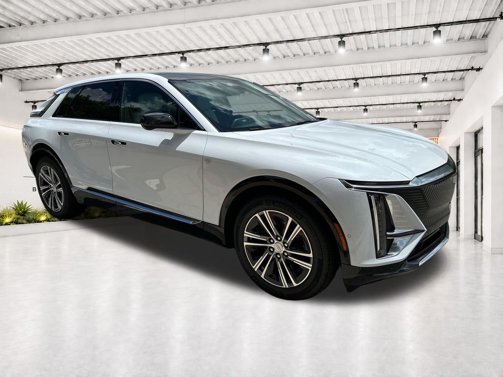 Vibrant White Tricoat 2026 Cadillac LYRIQ SUV / Crossover All-Wheel Drive 1-Speed Automatic