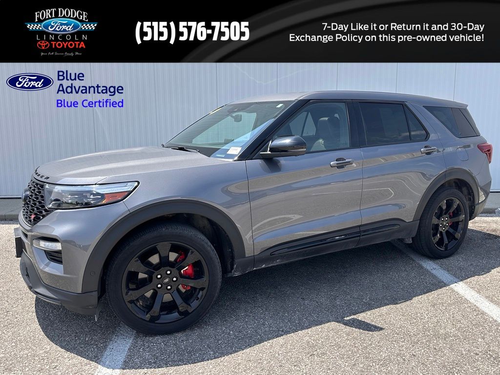 Carbonized Gray Metallic 2022 Ford Explorer SUV / Crossover All-Wheel Drive Automatic