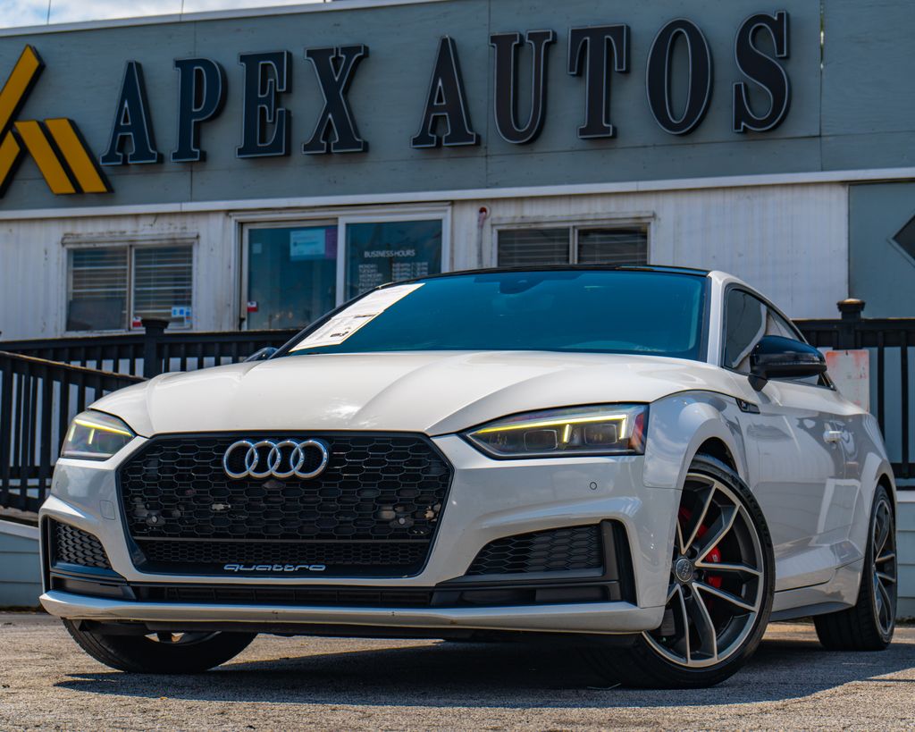 Ibis White 2018 Audi S5 Coupe All-Wheel Drive 8-Speed Automatic