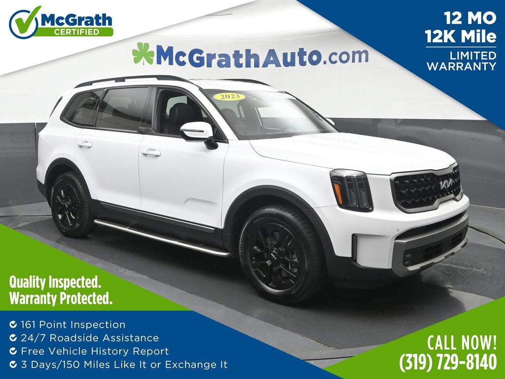 Glacial White Pearl 2023 Kia Telluride SUV / Crossover All-Wheel Drive 8-Speed Automatic