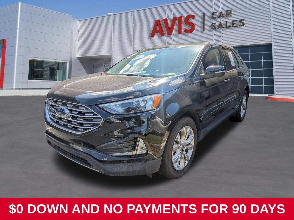 Black Metallic 2024 Ford Edge SUV / Crossover All-Wheel Drive 8-Speed Automatic