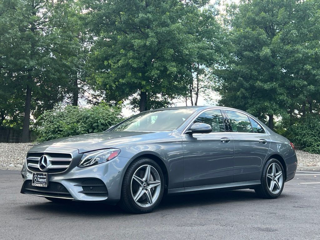 Selenite Gray Metallic 2019 Mercedes-Benz E-Class Sedan All-Wheel Drive 9-Speed Automatic