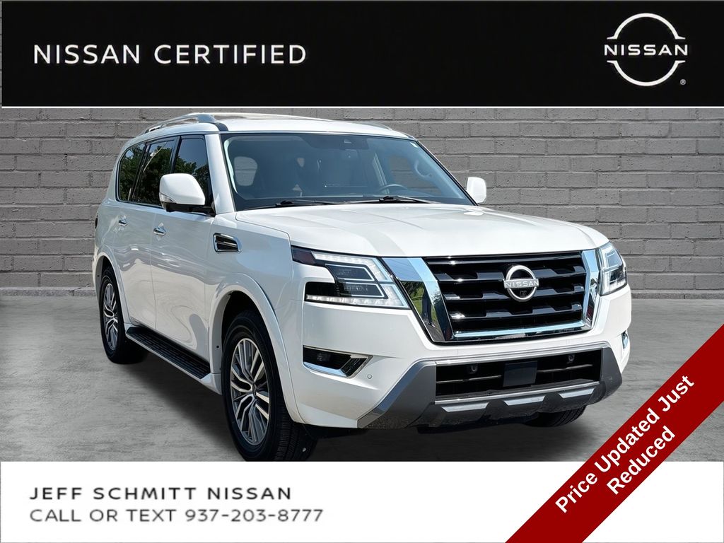 Aspen White Tricoat 2024 Nissan Armada SUV / Crossover Four-Wheel Drive 7-Speed Automatic