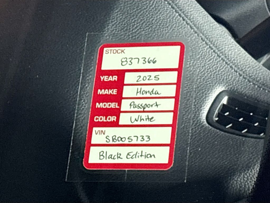 2025 Honda Passport Black Edition