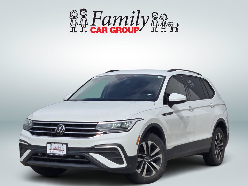 Opal White Pearl 2024 Volkswagen Tiguan SUV / Crossover Front-Wheel Drive 8-Speed Automatic
