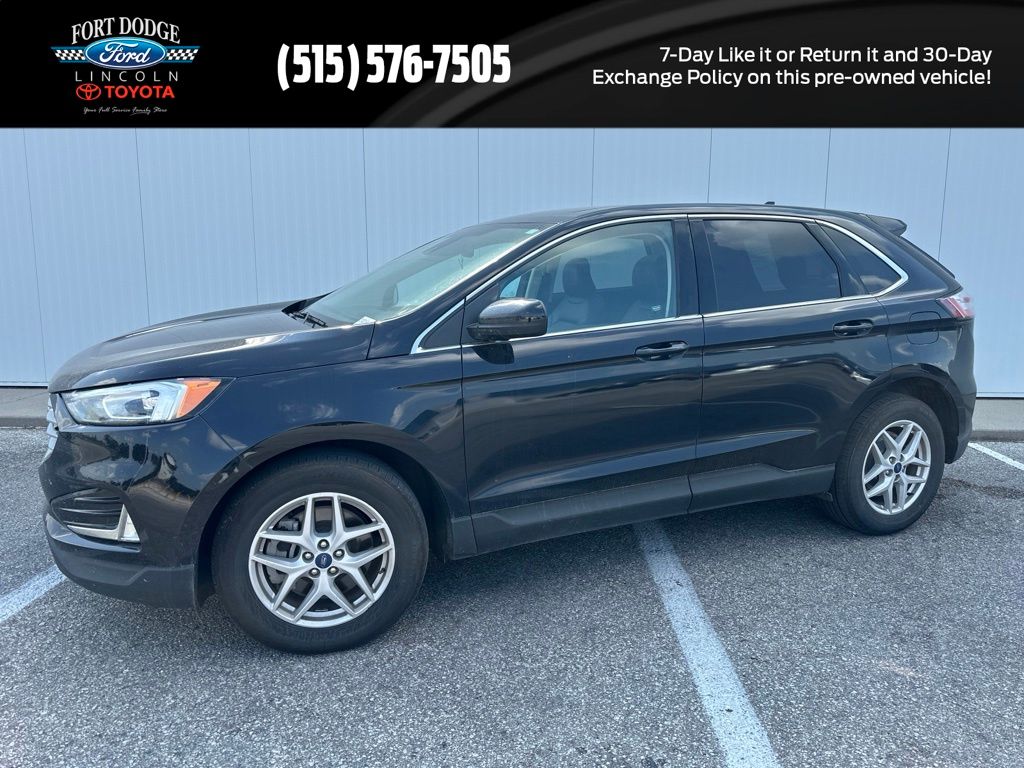 Agate Black Metallic 2022 Ford Edge SUV / Crossover All-Wheel Drive 8-Speed Automatic