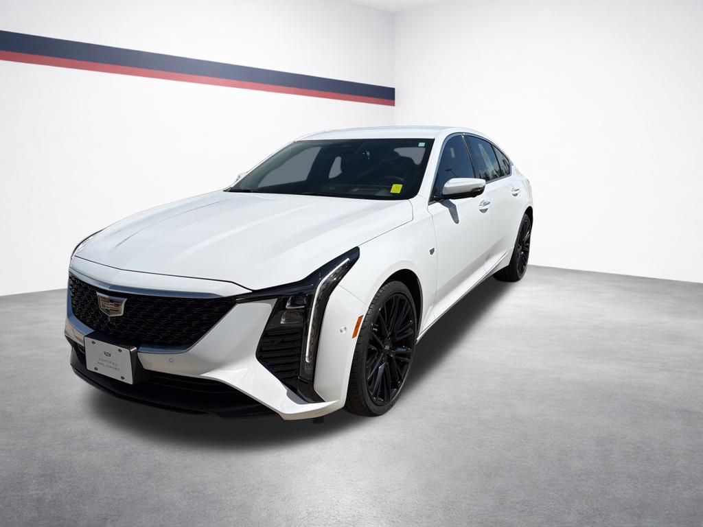 Summit White 2025 Cadillac CT5 Premium Luxury AWD Sedan All-Wheel Drive Automatic
