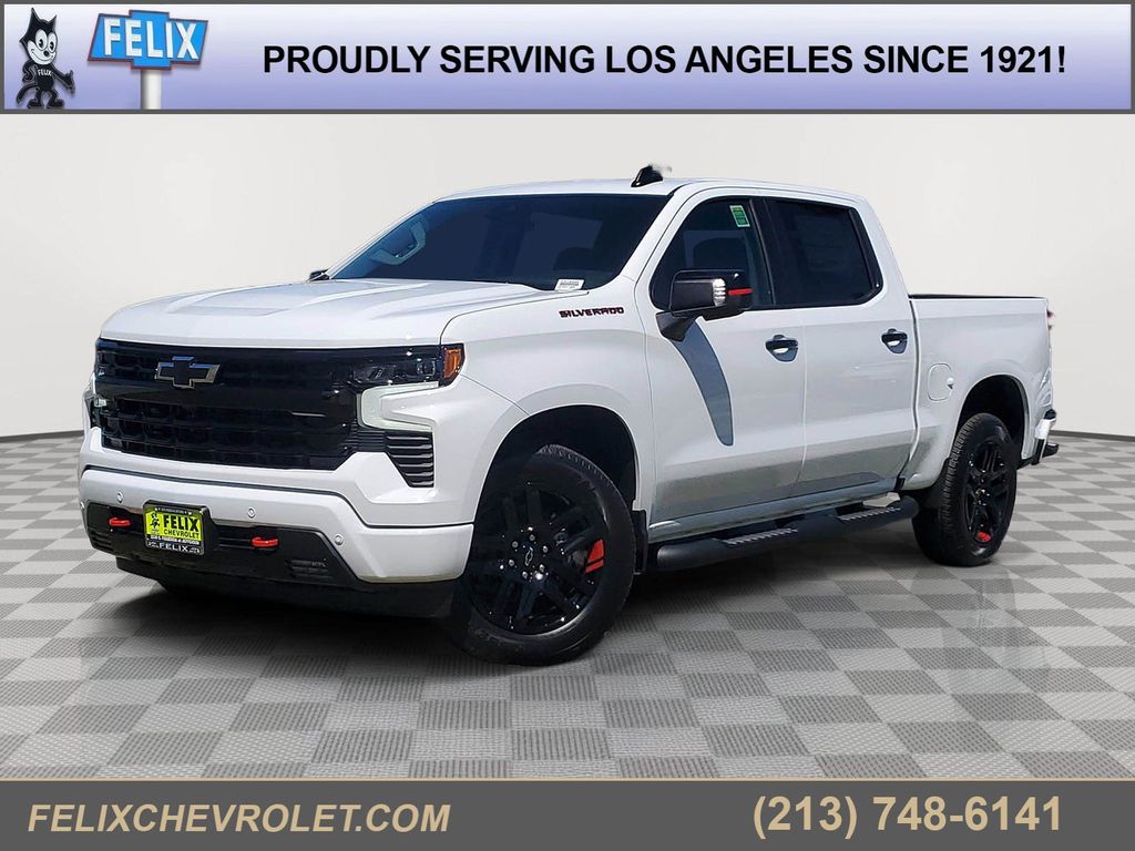 Summit White 2026 Chevrolet Silverado 1500 RST Crew Cab RWD Pickup Truck 4X2 Automatic