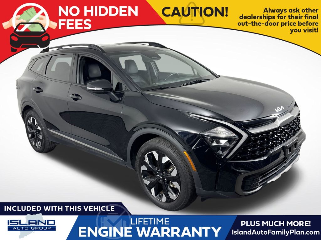 Ebony Black 2023 Kia Sportage X-Line AWD SUV / Crossover All-Wheel Drive 8-Speed Automatic