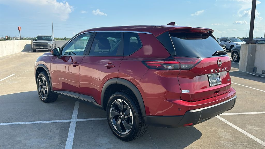 2025 Nissan Rogue SV Red at South Houston Nissan